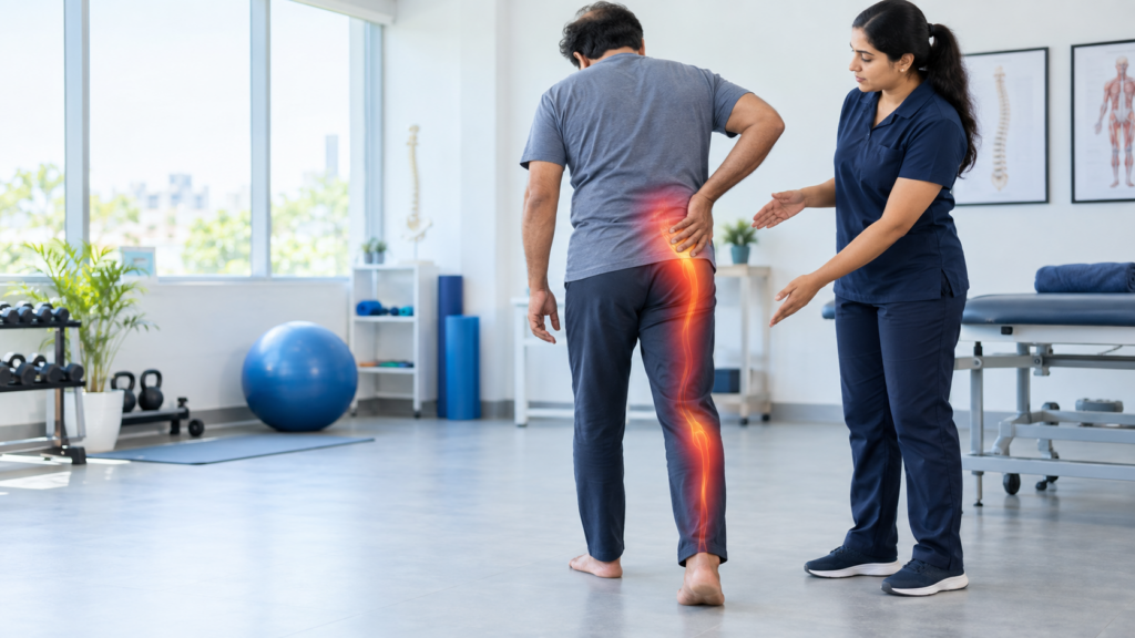 Sciatica Treatment in New Ranip Ahmedabad: When to Consult a Physiotherapist